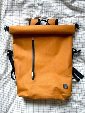 Roll-Top Backpack in Orange - KNOMO